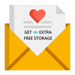 邀請好友獲得額外免費空間無上限